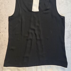 Express Black and White Contrast Tank Top